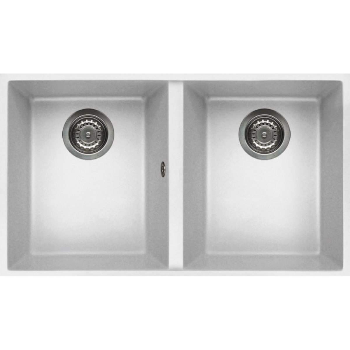 Elleci QUADRA350U 花崗岩廚房台下石盆 (白色)